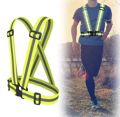 Ham REFLECTORIZANT Reglabil Elastic Universal Verde