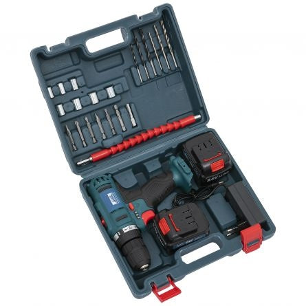 Set bormasina cu accesorii si trusa 24V cu 2accumulatori CAMPION