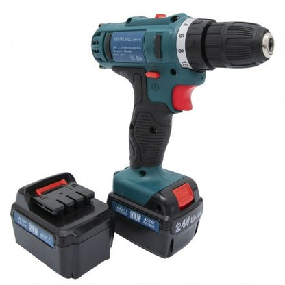 Set bormasina cu accesorii si trusa 24V cu 2accumulatori CAMPION