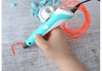 PACHET PROMO: Masuta Pentru Desenat cu Proiector si Diapozitive + CREION pentru desenat 3D cu afisaj LCD pentru desene tridimensionale 3D Pen