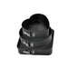 Set de 3 forme prajituri, Baza detasabila, 22 cm/24 cm/26 cm, Negru