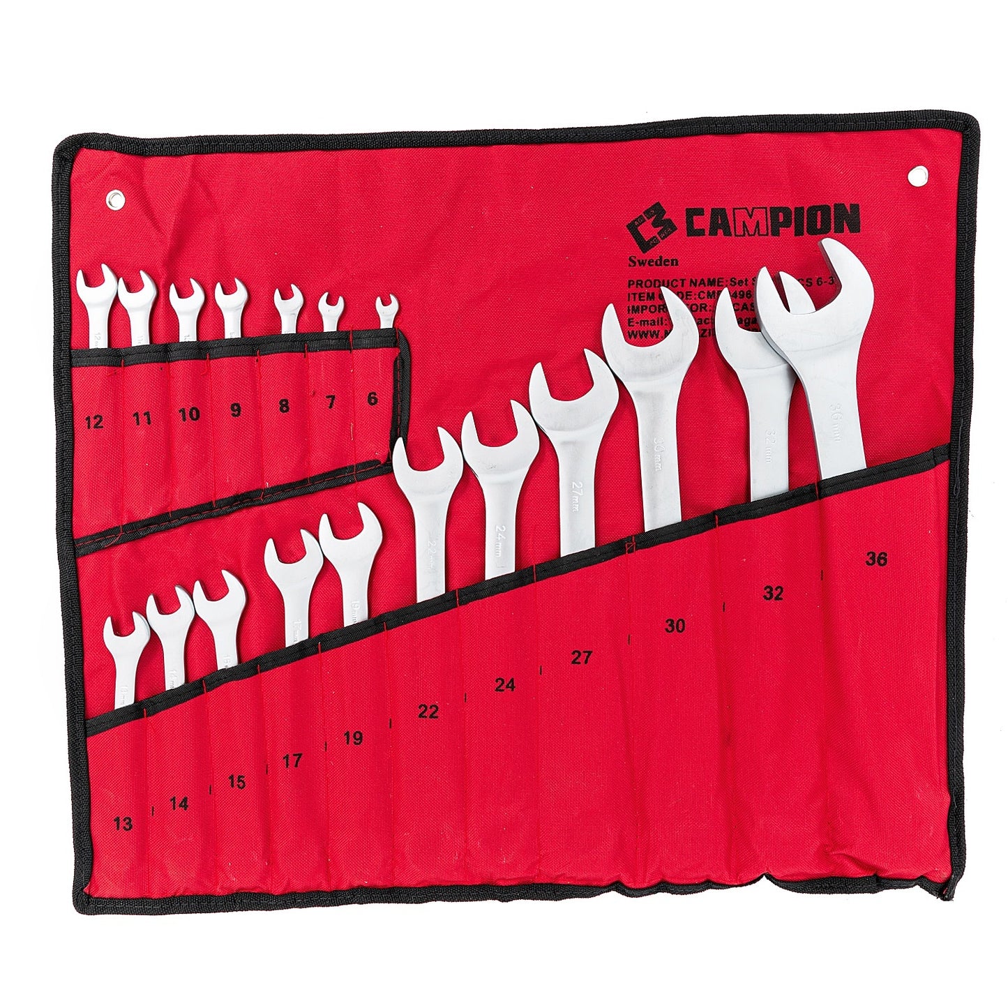 Set sort chei combinate 6-36 18 piese CAMPION