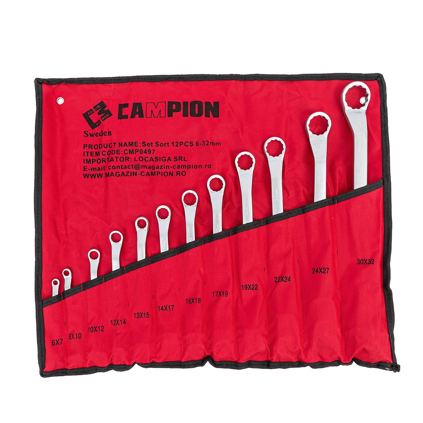 SET SORT CHEI INELARE COTIT 6-32 12 PIESE-CAMPION