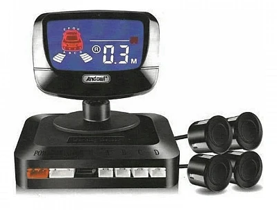 Sistem de parcare Andowl Q CA202 cu display si 4 senzori