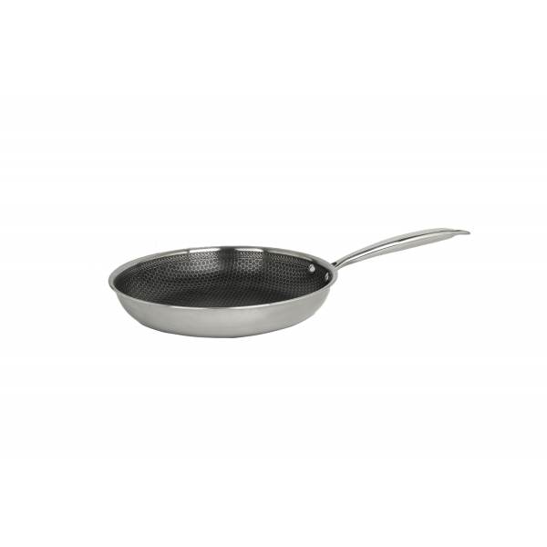 Tigaie Zilan ZLN9662 tri-ply, inox, antiaderent, protectie la zgarieturi, usor de spalat, 24 cm,1.4L