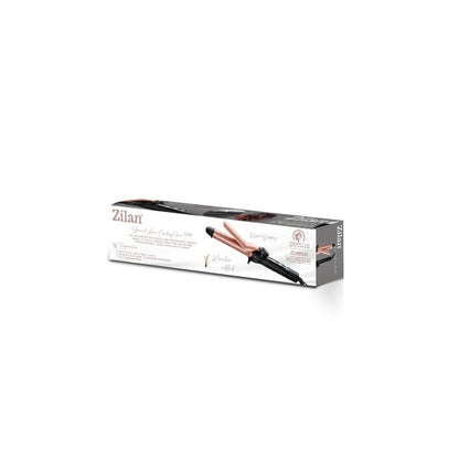 Ondulator de par Zilan ZLN9532 cu clips , Negru/Roz, diametru 25mm, Putere 30W