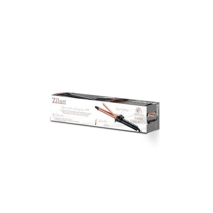 Ondulator de par Zilan ZLN9525 cu clips, Negru/Roz, diametru 19mm, Putere 30W