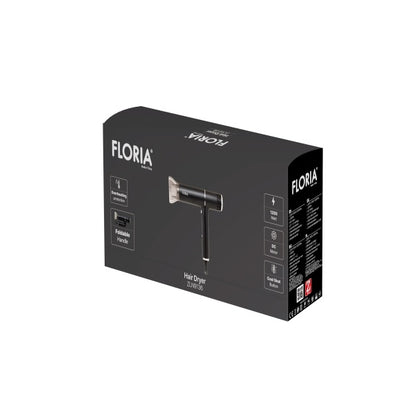 Uscator de par Floria ZLN9136, 3 trepte viteza, Putere 1200W, functie suflare aer rece