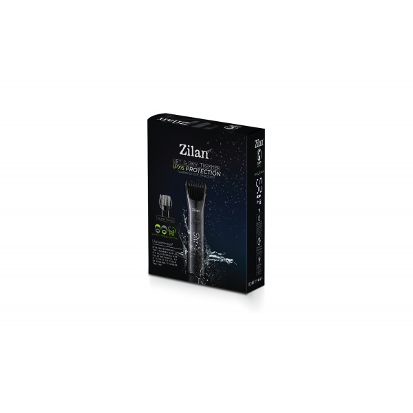 Masina de tuns Zilan ZLN8771 3 in 1, protectie la apa IPX6, afisaj digital