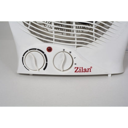 Aeroterma ZILAN ZLN-6172, Alb Putere 2000W, 2 nivele de incalzire+rece, Protectie supraincalzire, Termostat reglabil