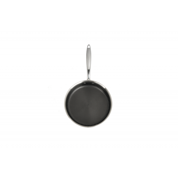 Tigaie inalta Zilan ZLN9679 cu capac tri-ply, inox, antiaderent, protectie la zgarieturi, usor de spalat, 26 cm ,3.2L