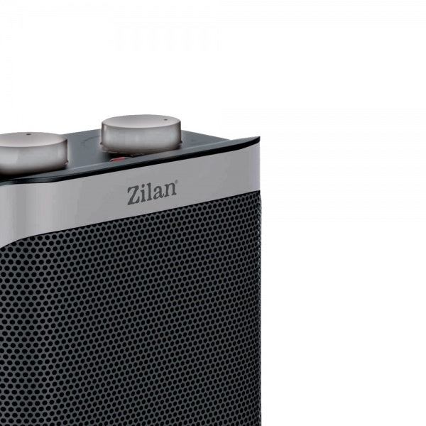 Aeroterma ceramica Zilan 1500W, 2 nivele de incalzire, temperatura reglabila, siguranta la cadere