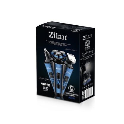 Aparat de ras 4 in 1 Zilan ZLN8726 fara fir, afisare LED