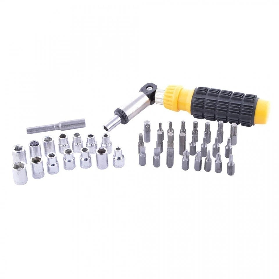 Trusa completa surubelnita cu clicket si accesorii incluse , 41 piese