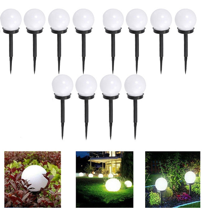 SET 12 LAMPI SOLARE TIP BALON, PENTRU TERASA SAU GRADINA