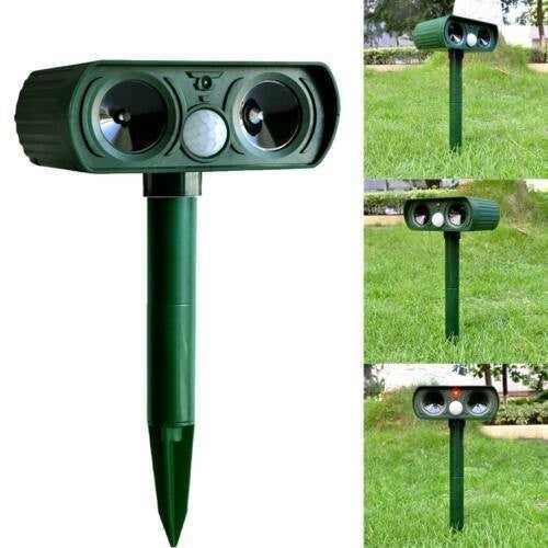 Aparat solar pentru gradina, antidaunatori, Ultrasonic Animal Repeller