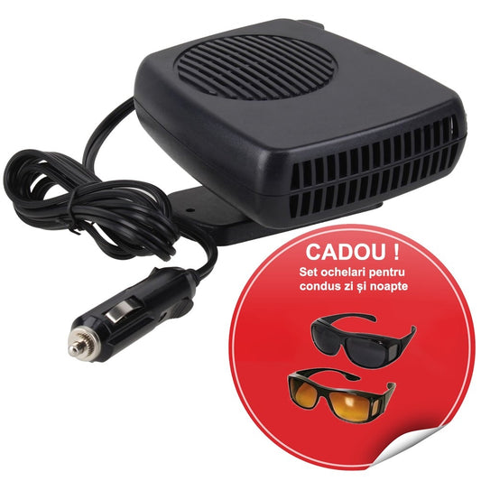 Oferta speciala Aeroterma pentru masina + ochelari de condus zi/noapte cadou