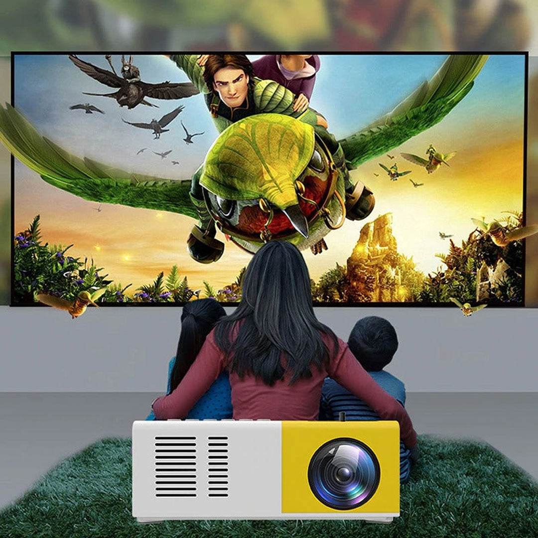 Video Proiector Mini Portabil LED 1080P Full HD