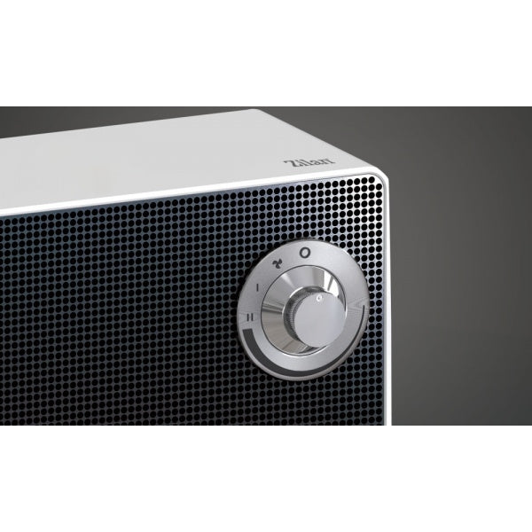 Aeroterma ceramica Zilan Alb 1000W, 2 nivele de incalzire, oprire automata la rasturnare