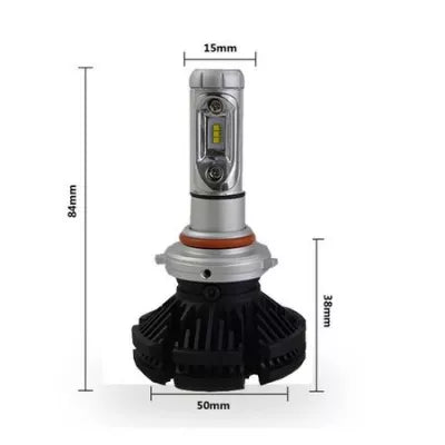 Set 2 becuri led auto X3 H1, putere 50W, 6000 lumeni