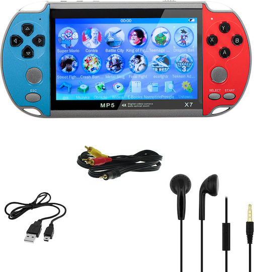 Consola portabila cu 1000 jocuri incluse, Iesire Video, Display 4.3"